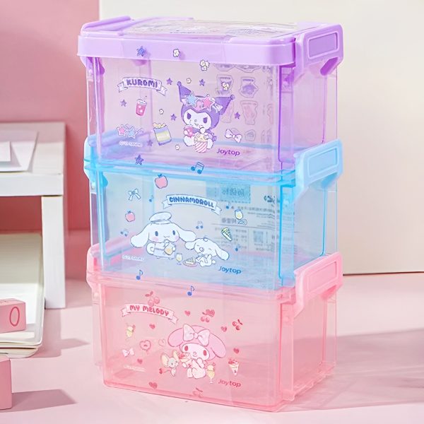 Stackable Sanrio Storage Boxes - Set of 3 Cheap