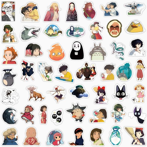 Studio Ghibli Stickers - Large Set of 100 For Cheap - Image 5