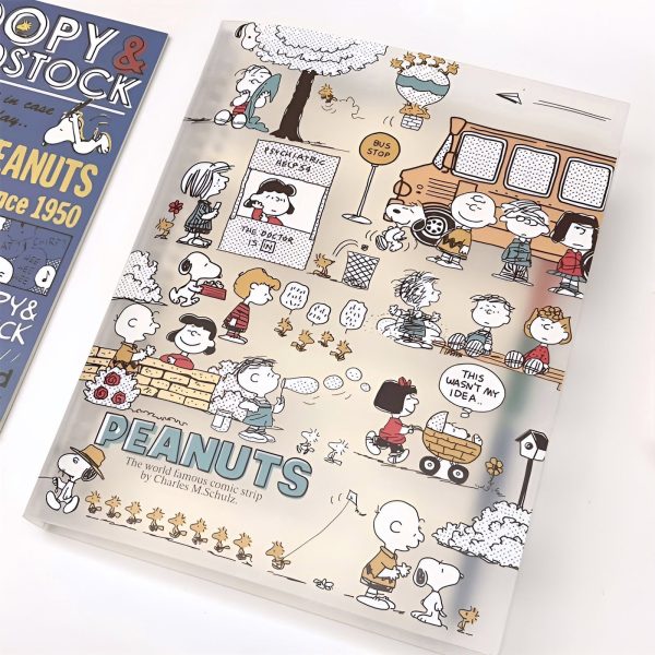 Peanuts Snoopy B5 Binder Notebook - Limited Comics Edition For Sale