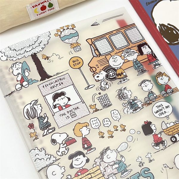 Peanuts Snoopy B5 Binder Notebook - Limited Comics Edition For Sale - Image 5