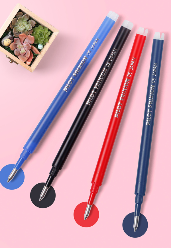 Pilot FriXion Ball Knock Retractable Gel Pen Refill - 0.5 mm - Pack of 3 Sale - Image 5