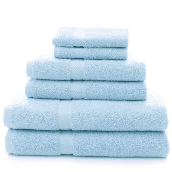 Cheer Collection 550 GSM 6 Piece Towel Set - Assorted Colors Fashion - Image 4