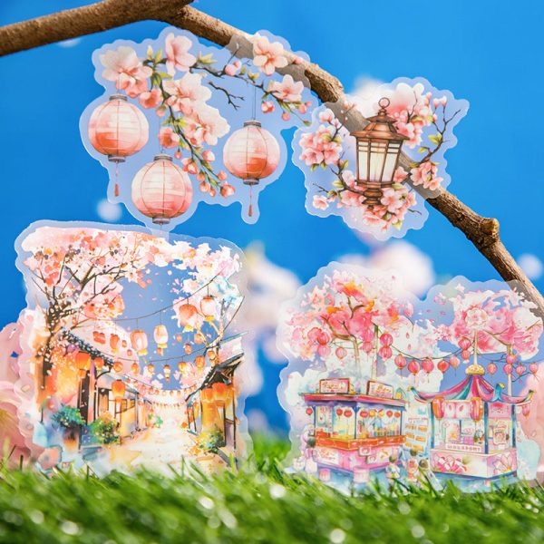 Kyoto in Spring PET Stickers For Cheap