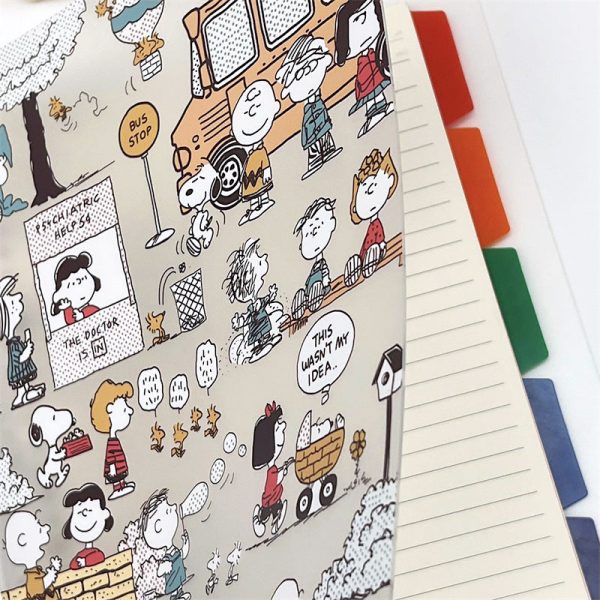 Peanuts Snoopy B5 Binder Notebook - Limited Comics Edition For Sale - Image 2