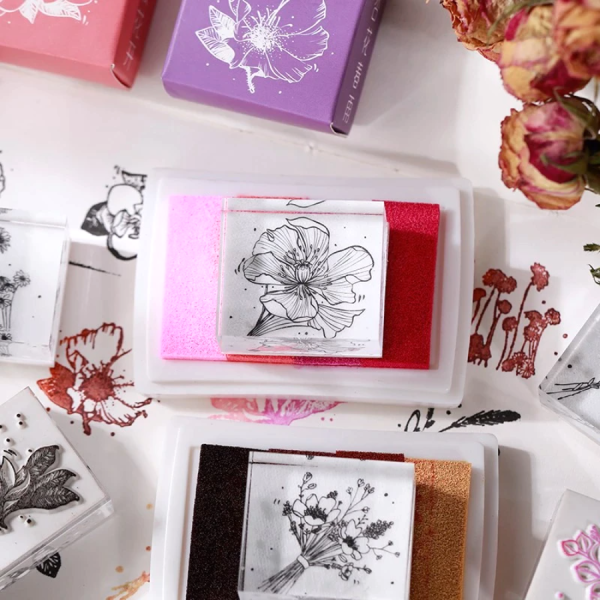 Flower Garden Rubber Stamp - Magnolia Online Hot Sale - Image 3