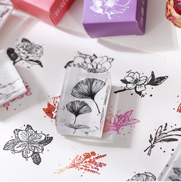 Flower Garden Rubber Stamp - Magnolia Online Hot Sale - Image 5