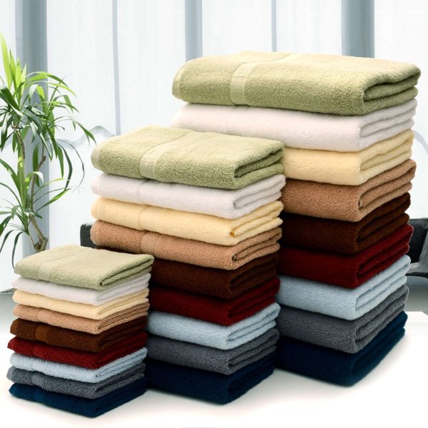 Cheer Collection 650 GSM Bath Towel (Set of 2) - Assorted Colors Discount