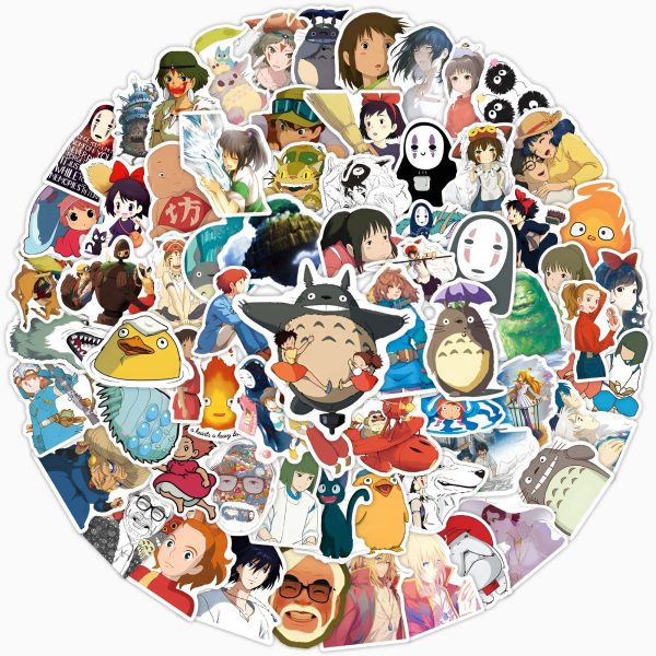 Studio Ghibli Stickers - Large Set of 100 For Cheap - Image 2